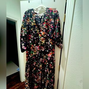 H&M floral maxi dress